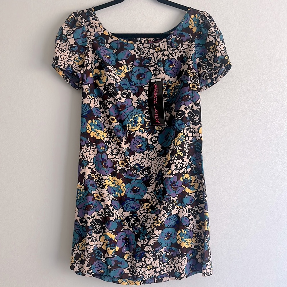 NWT vintage Betsey Johnson floral dress